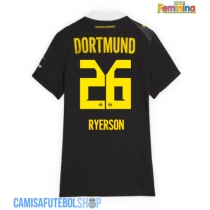 Camisa de time de futebol Borussia Dortmund Julian Ryerson #26 Replicas 2º Equipamento Feminina 2026-27 Manga Curta